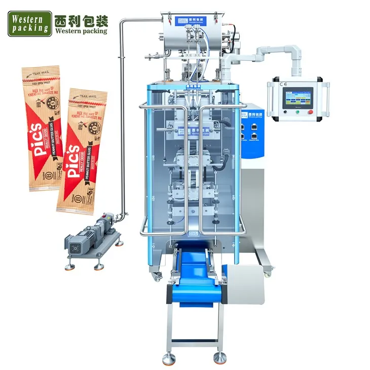 Salotų padažo maišelio pakavimo mašina