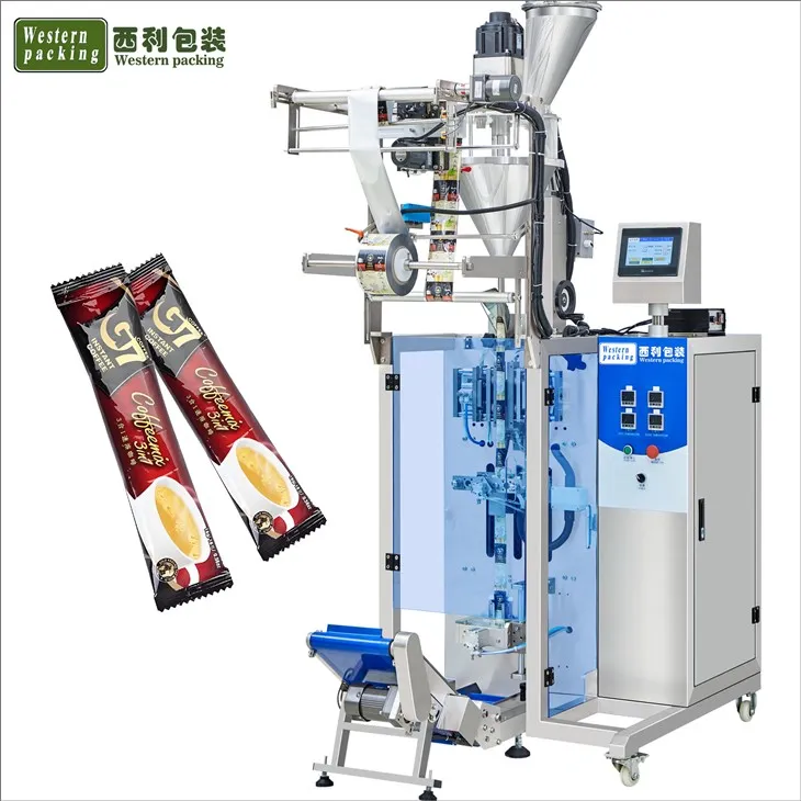 Miltelių pakavimo mašinos užpildymas ir sandarinimas